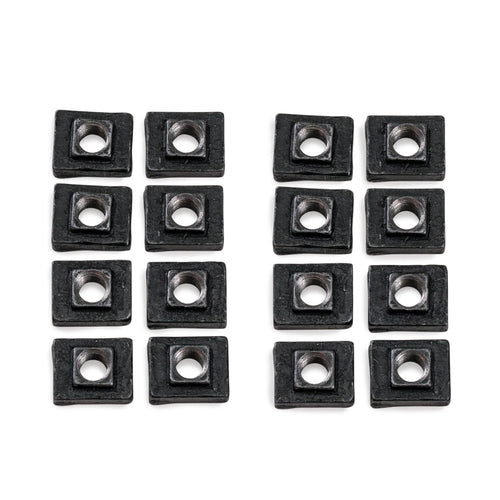 Küat Ibex T-Nut Kit - Pack of 16 - Black